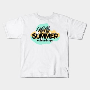 Hello Summer Adventure Kids T-Shirt